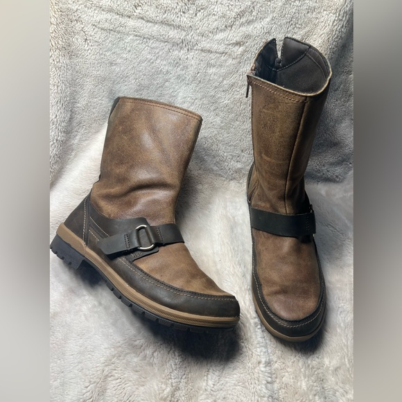 Merrell Shoes - Merrell Emery Buckle winter boots in brown leather Size 9.5